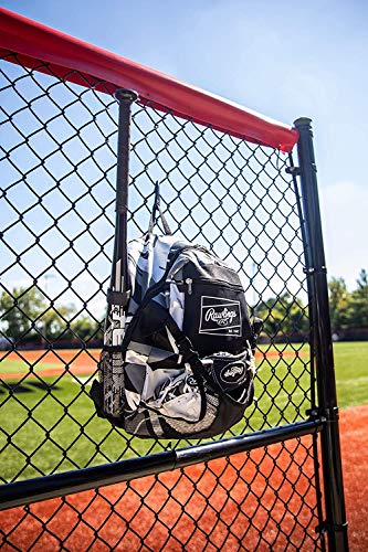 Rawlings | REMIX Backpack Equipment Bag | T-Ball & Youth Baseball / Softball | Black - color: Black, size: Youth