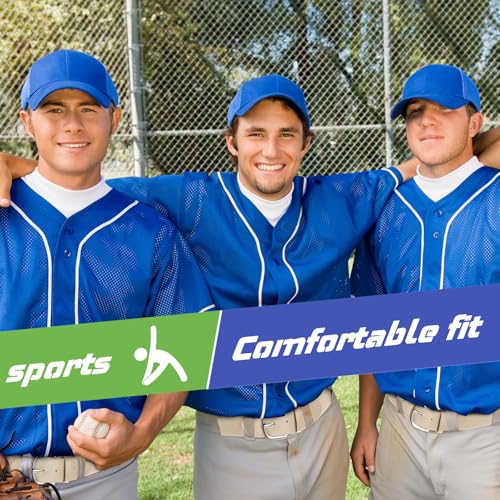 Hercicy 12 Pcs Baseball Belts Softball Belts Bulk for Adult and Youth Adjustable - color: Beige, size: Youth Size
