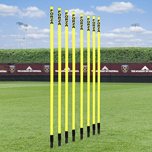 NWS Forza Spring Loaded Agility Poles | Improve Endurance, Speed & Footwork - Available in Packs of 8 or 16