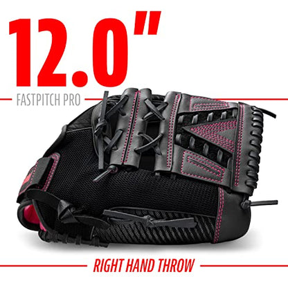 Franklin Sports Girls Softball Glove-Women's Windmill Fastpitch+Slowpitch Softball Glove-Right and Left Hand-Adult