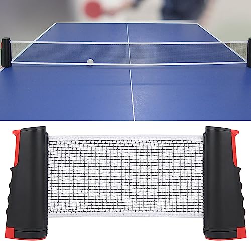 LIZEALUCKY Retractable Portable Table Tennis Net Telescopic Grid Racket for Outdoor Sports