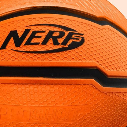 Nerf Mini Foam Basketballs - Indoor + Outdoor Foam Balls - 5" Inch Basketballs for Mini + Over the Door Hoops - 2 Balls Included - Orange