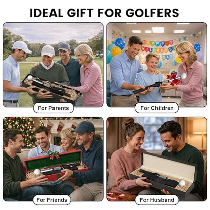 Retractable Golf Swing Training Aid,Golf Swing Trainer with Arm Band,Swing Mechanics for Beginners & Grip Correction & Swing Click Feedback,Right/Left
