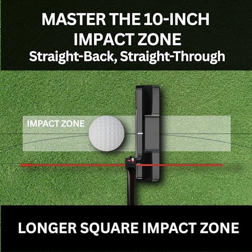 Shaft SNAP Magnetic Golf Alignment Stick Specially Designed for Steel Shafts - 10.24in Ultra-Light 0.37oz Training Aid for Putters, Irons and Wedges