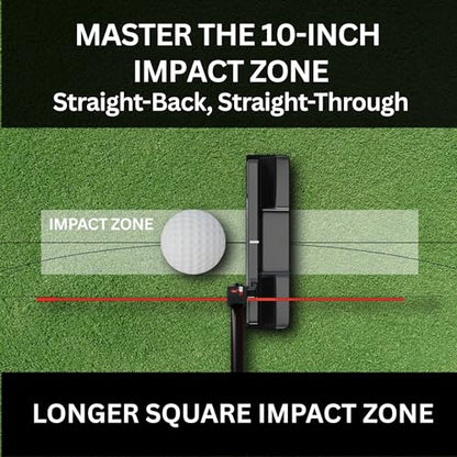Shaft SNAP Magnetic Golf Alignment Stick Specially Designed for Steel Shafts - 10.24in Ultra-Light 0.37oz Training Aid for Putters, Irons and Wedges