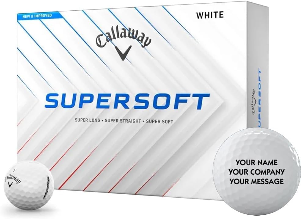 Callaway Supersoft Personalized Golf Balls