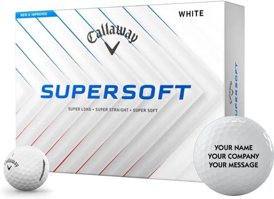 Callaway Supersoft Personalized Golf Balls