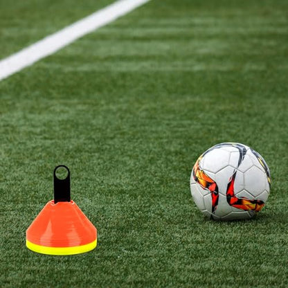 SEWACC 8pcs Soccer Cone Holders Disc Cone Racks Portable Soccer Training Equipment Carrying Stands for Football Field Practice