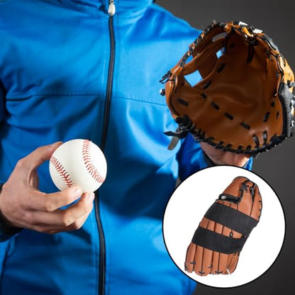 3 Pcs Baseball Glove Strap Softball Glove Wrap, Baseball & Softball Elastic Mitt Gloves Strap Band Keep Pocket Formed Ideal for Quickly Keep The Pocket Formed Fit All Gloves