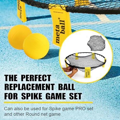 Spike Game Set Replacement for Broken Net,Compatible with Spike Standard Game Set and Other Round Net Game,Wider Dimensions Make Installation Easier(Diameter 40inch / 1m)