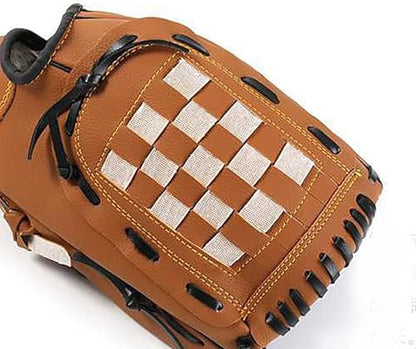 WEILFYONK Baseball Gloves 9.5-12.5 inches, Training and Beginner Softball Gloves, Youth and Beginner Softball, Right-Handed Throwing (Rose Red, 9.5)