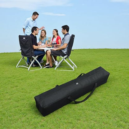 Heavy Duty Canopy & Roof Tent Storage Bag - XL Water-Resistant Organizer for Camping Cot, Hammock Cover, Grill Tools,Fishing Rods & Keyboard Stand with MOLLE Straps (29''(L)x5.9''(W)x5.9''(H)) - size: 29''(L)x5.9''(W)x5.9''(H)