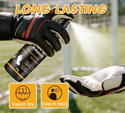 Sports Shoe Grip Spray 7oz, Basketball Accessories - Boost Performance, Enhanced Control & Anti-Slip Traction Spray for Basketball Shoes Bottom, Football Gloves, Golf, Tennis, Pickleball, Quick-Dry