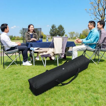 Sport Duffel Bag,Heavy Duty Canopy Tent Bag & Grill Tool Organizer - XL Water-Resistant Storage for Pop Up Shelter, Camp Chairs, Hammock Stand & BBQ Utensils (55''(L) x7.87''(W) x7.87''(H)) - size: 55''(L) x7.87''(W) x7.87''(H)