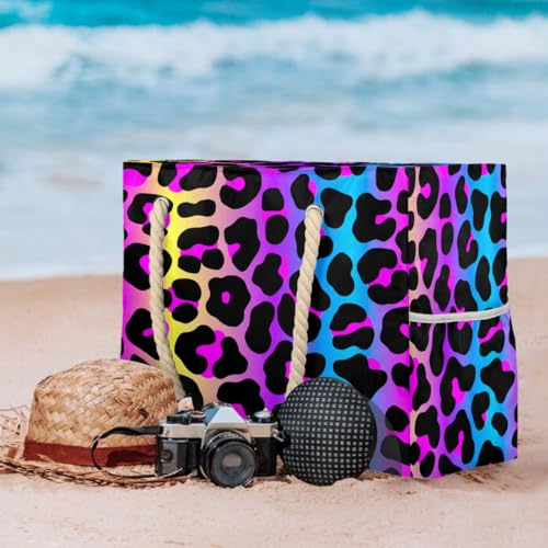Beach Bag Waterproof Sand-proof Canvas Tote Lightweight Shoulder Bag Suitable for Family outdoor travel - color: D4