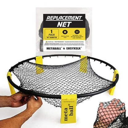 Spike Game Set Replacement for Broken Net,Compatible with Spike Standard Game Set and Other Round Net Game,Wider Dimensions Make Installation Easier(Diameter 40inch / 1m)
