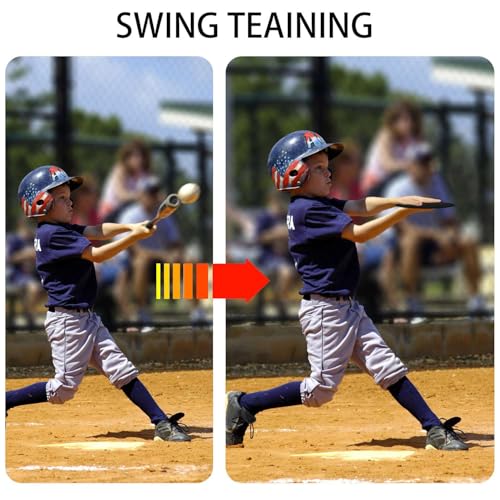 Swing Disk Baseball&Softball Training Aid, Perfect for Practice, Analyzes Hitting Techniques with Instant Feedback, Improve Your Swing and Stay in The Zone - color: Black (2 Pack)