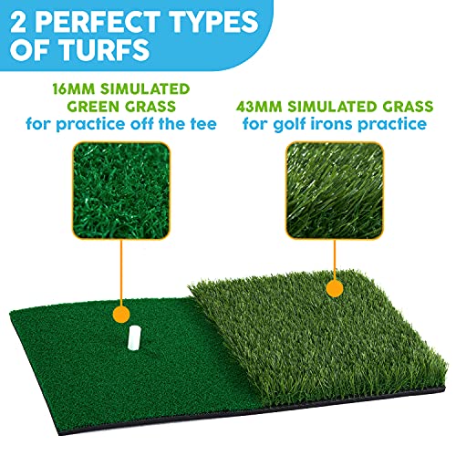 MD Sports Big Sky Putting Green Golf Training Games Pong Style, Perfect for Golf Game Practice - style: Floating Chipping Green