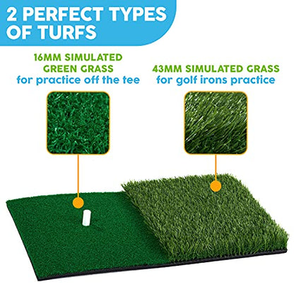 MD Sports Big Sky Putting Green Golf Training Games Pong Style, Perfect for Golf Game Practice - style: Floating Chipping Green