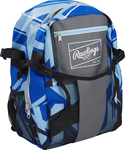 Rawlings | REMIX Backpack Equipment Bag | T-Ball & Youth Baseball / Softball | Royal - color: Royal, size: Youth