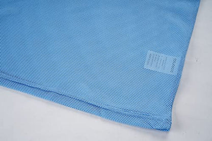 12 Pack（1-12） Numbered Pinnies/Soccer Training Bibs/Basketball Jerseys for Kids,Youth and Adults - color: 1-12 Sky Blue, size: Large