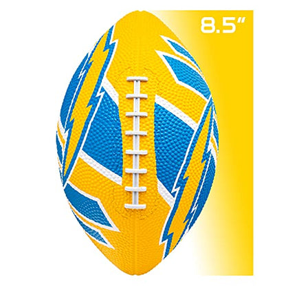 Franklin Sports NFL Team Footballs - Rubber Youth Mini Balls for All Teams - Kids 8.5" Football + Air Pump Sets - Official NFL Licensed - style: Los Angeles Chargers