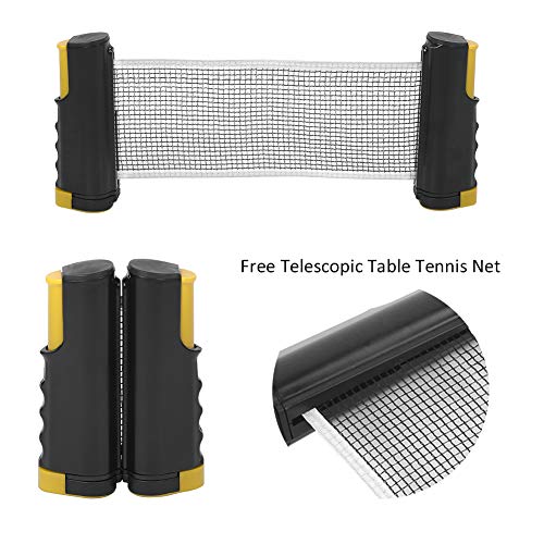 Table Tennis Net Rack, Telescopic Table Tennis Net, Retractable Table Tennis Net for Use at Home, in The Office, Or at Sporting Events