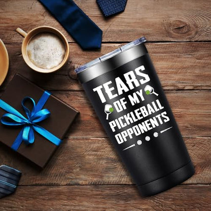 Pickleball Gifts for Men Women - Gifts for Pickleball Lovers - Great Pickleballs Gift Ideas for Birthday - 20oz Pickleballs Accessories Tumbler