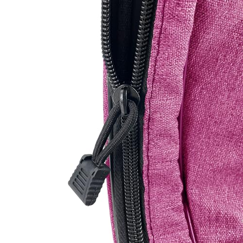 Tennis Bag Lightweight and Padded Tennis Rackets Cover with Adjustable Shoulder Strap - color: pink, size: 27.5"x11.4"