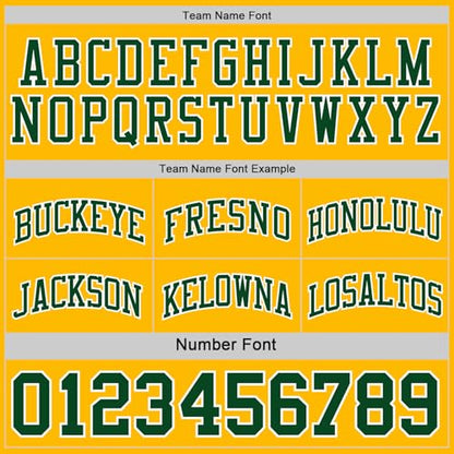 Custom Reversible Basketball Jerseys Men Youth, Personalized Sports Shirts Team Uniforms Printed Name Logo Number - color: Green and Yellow