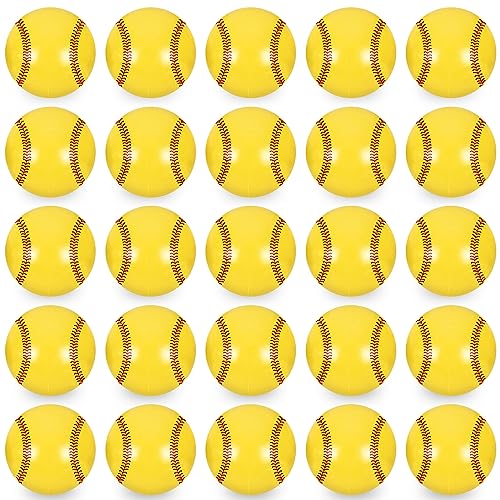 Whaline 25Pcs 16'' Inflatable Beach Balls Pool PVC Balls for Summer Beach Party Decorations Water Sand Game Toy Accessories