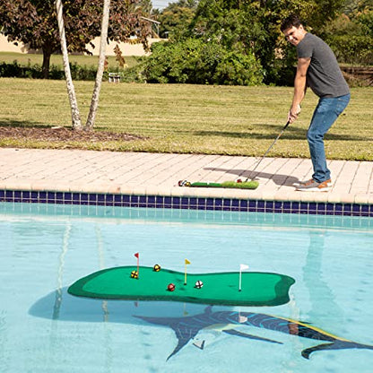 MD Sports Big Sky Putting Green Golf Training Games Pong Style, Perfect for Golf Game Practice - style: Floating Chipping Green