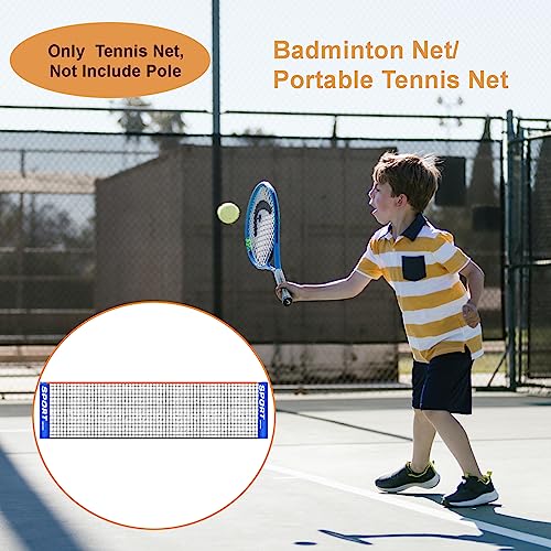 Badminton Pickleball Net, Polyester Badminton Net Replacement, Kids Adult Volleyball Training Net for Tennis, Volleyball, Only Tennis Net,No Include Pole - size: 5.1m