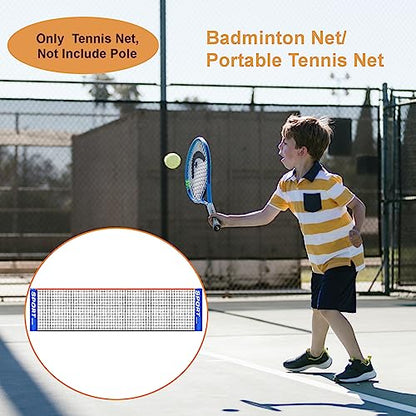 Badminton Pickleball Net, Polyester Badminton Net Replacement, Kids Adult Volleyball Training Net for Tennis, Volleyball, Only Tennis Net,No Include Pole - size: 5.1m