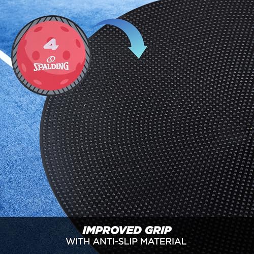 Spalding - Pickleball Court Marker & Shot Spot Set, 17-Piece Training Target Kit, Non-Slip Floor Markers for Footwork, Agility, Accuracy & Drill Training, Indoor & Outdoor Sports Practice Equipment
