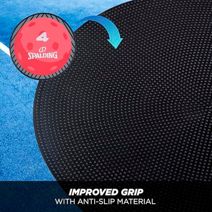 Spalding - Pickleball Court Marker & Shot Spot Set, 17-Piece Training Target Kit, Non-Slip Floor Markers for Footwork, Agility, Accuracy & Drill Training, Indoor & Outdoor Sports Practice Equipment
