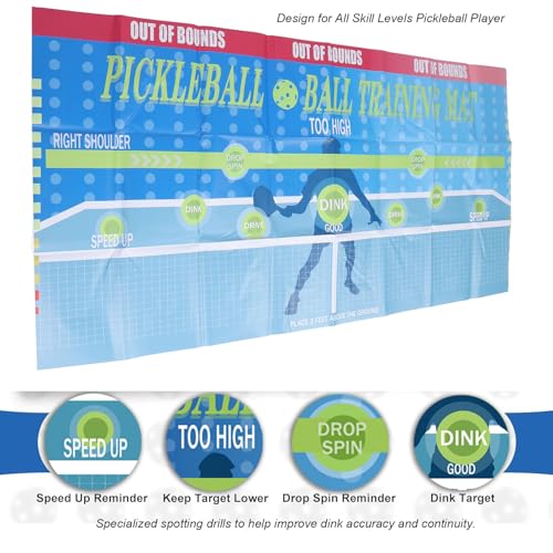 Practice Pad, Reusable Training Pad Multiple Distinct Target Zones Accessories for Indoor and Outdoor