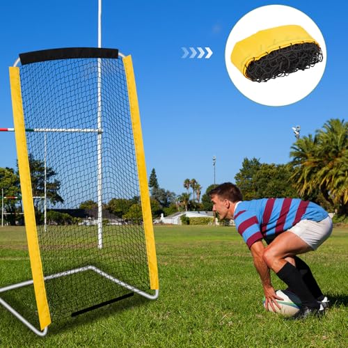 MorningRo Football Net Without Frame Football Kicking Cage Replacement Net Deep Pocket for Kicking Cage Practice