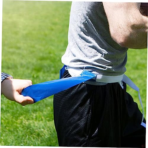 BESPORTBLE 1set Football Flag Belt Set Includes Waist Flags Markers and Storage Bag for Youth Reunions and Outdoor Games