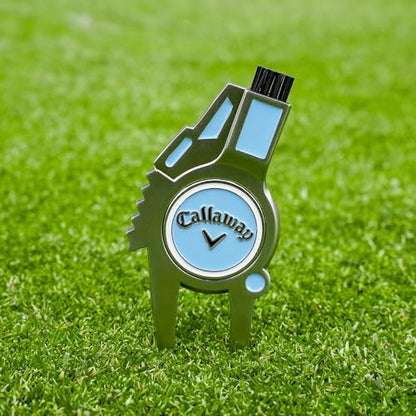 Callaway 4-in-1 Golf Divot Repair Tool - color: Carolina Blue
