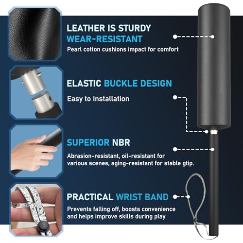 2 Pack Padded Blocking Guards Training Pads, Padded Contact Sticks, Blocking Sticks for Basketball Football Lacrosse MMA Training Pads