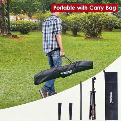 Baseball Softball Tee Batting Tee for Hitting T tee Ball Set Stand Baseball Softball Hitting Pitching Screen Net for Kids Teens Batting Net Set Training Equipment W/Carry Bag for Outdoor