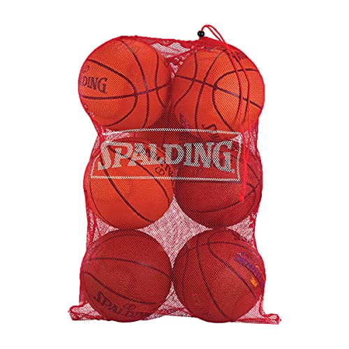 Spalding Mesh Basketball Equipment Bag - size: One Size (Pack of 6)