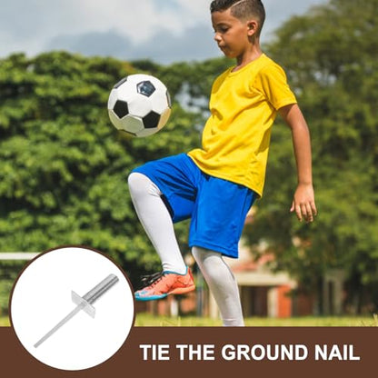 Soccer Corner Flag Spring Base with Ground Spike Portable Football Agility Training Equipment Flagpole Holder for Field Marking and Training Games
