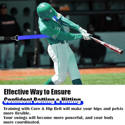 Davllin Core & Hip Belt Resistance Band for Baseball & Softball Training - style: 9-in-1 Classic