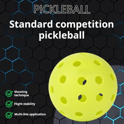 One Pack of Recreational Training Pickleballs Sturdy and Durable Pickleball