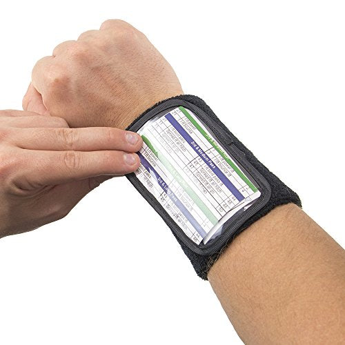 Deluxe Quarterback Playbook Wristband - Small (Youth) Size