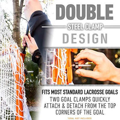Franklin Sports Fibertech Lacrosse Goal Backstop - 12' x 9'
