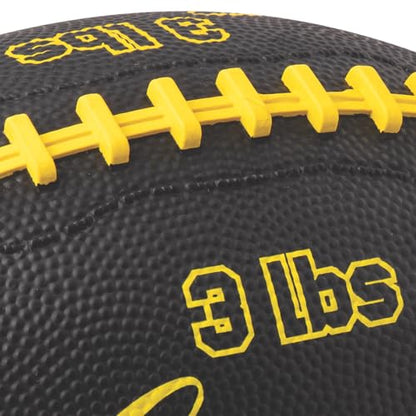 Champion Sports Weighted Football - color: Blue/Yellow, size: 3-Pound
