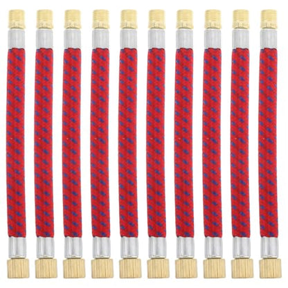 POPETPOP 10Pcs Portable Mini Pump Extension Hose Replacement for Inflatable Mattresses and Sports Balls Flexible Air Pump Hose for Bicycles Motorcycles and Pool Toys